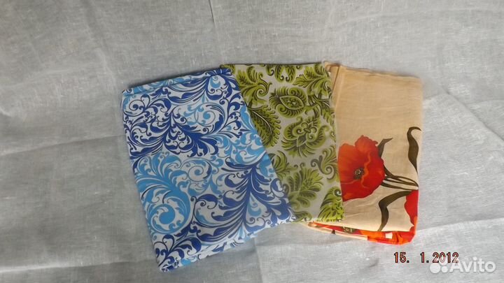 Ткань отрезы лен/хлопок набором