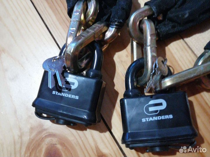 Цепь противоугонная для велосипеда, мотоцикла 12мм