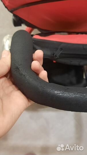 Велосипед трёхколёсный с ручкой