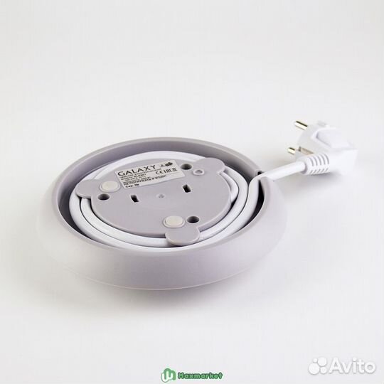 Чайник электрический Galaxy GL 0301, 1.5 л, белый