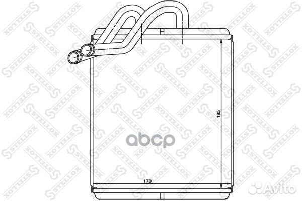 Радиатор печки kia sorento 2.4-3.5 02 Stellox 203