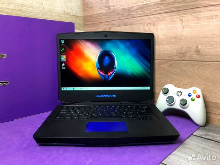 Мощный игровой ноутбук Alienware i7/geforce GTX