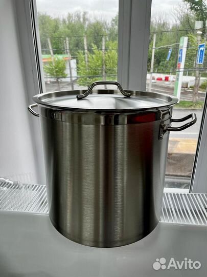 Кастрюля нержавейка 35л индукция