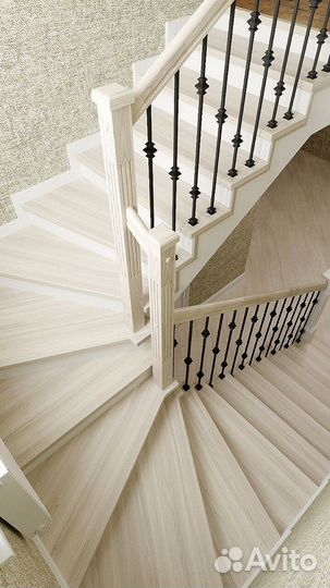 Лестница из дуба