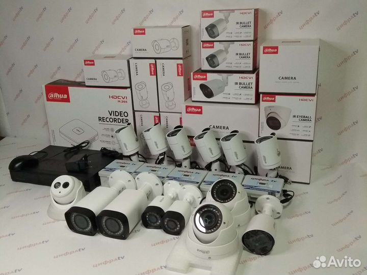 Комплект видеонаблюдения 14 камер 4Мп с микрофоном