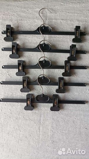 Плечики - прищепки 37 см