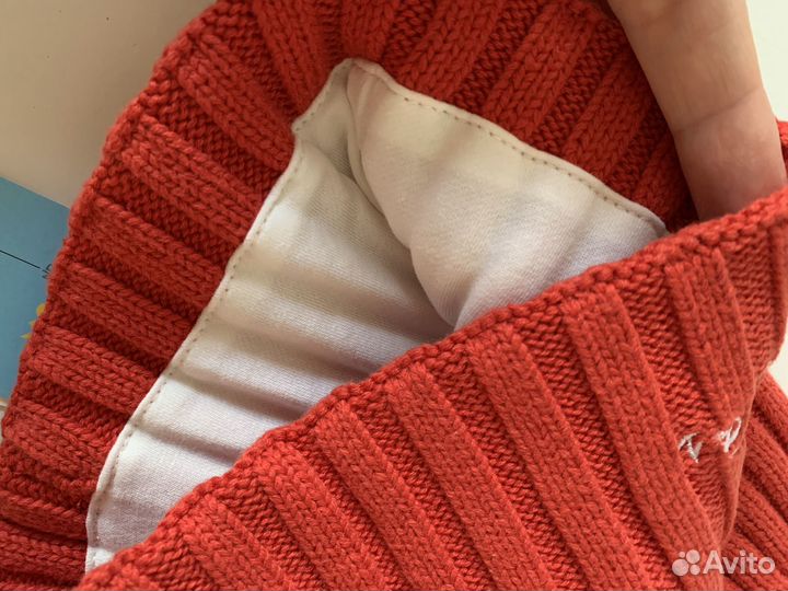 Комплект детский шапка и шарф 100 хлопок