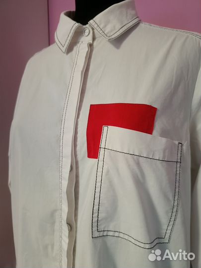 Рубашка белая женская