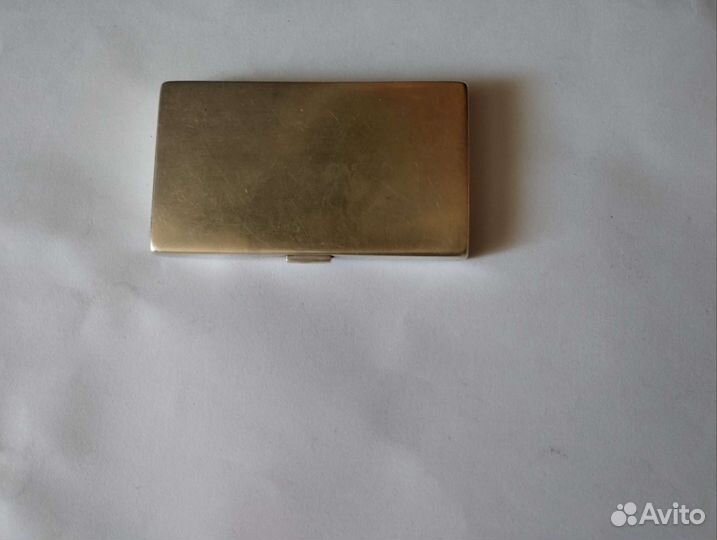 Спичечница серебро Антик