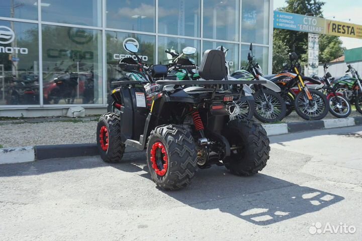Квадроцикл Avantis Hunter 200 Big Basic черно-крас
