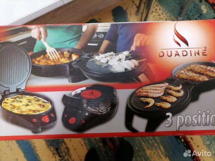 Электрогриль новый