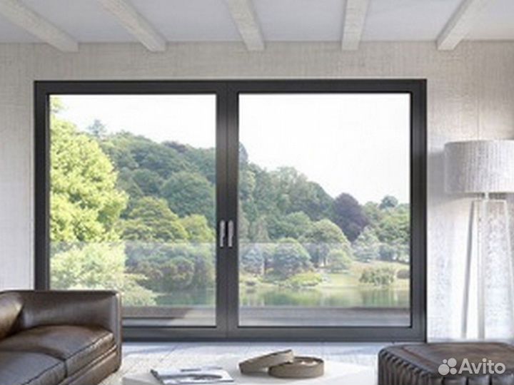 Окна алюминиевые от производителя под ключ