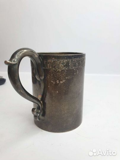 Кружка серебро