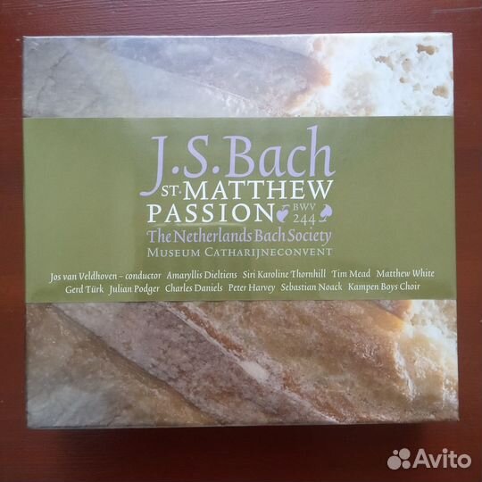 Bach - Matthew Passion (3 sacd, 2 dvd-a), new