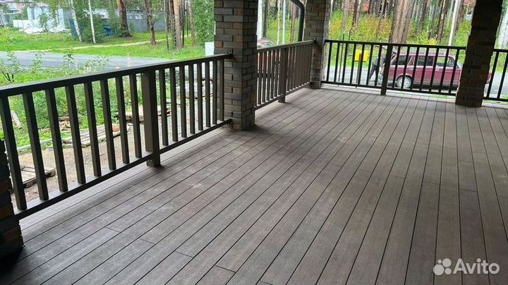 Террасная доска дпк разные размеры