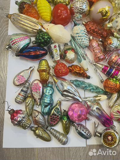 Елочные игрушки СССР