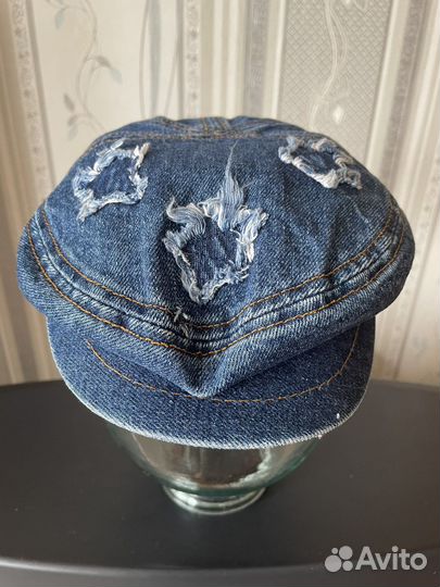 Джинсовая фуражка