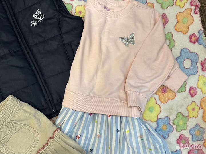 Вещи пакетом на девочку 92 98