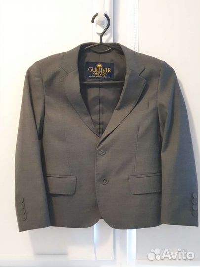 Костюм gulliver 122-128 серый