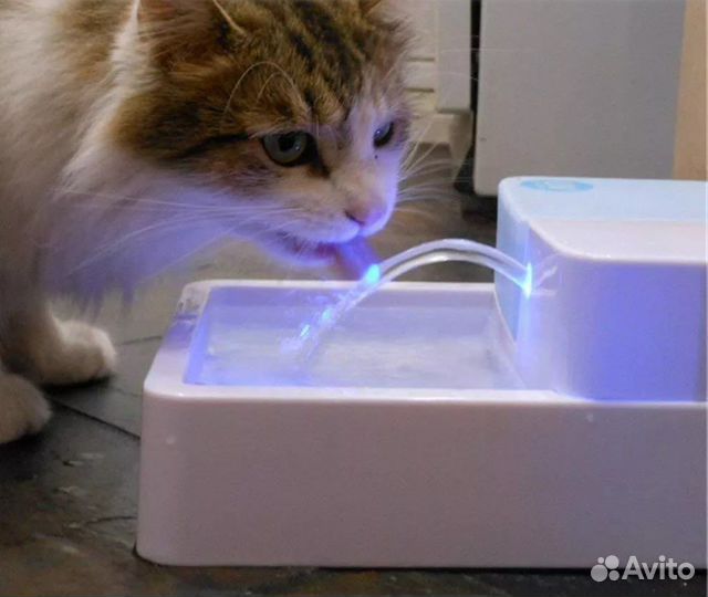 Автоматический фонтан для кошек и собак 1.8л