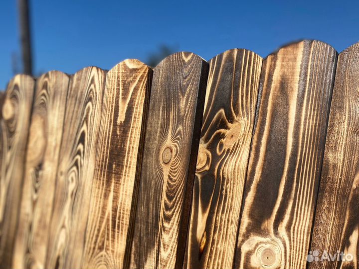 Забор, штакетник обожженый