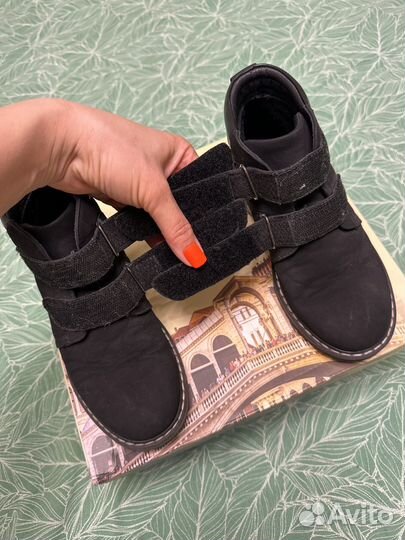 Ботинки демисезон 32р нубук