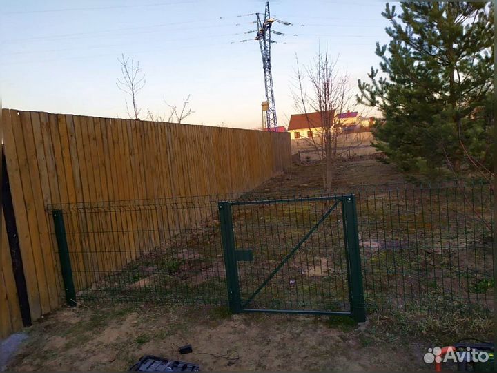 Забор сетка 3д