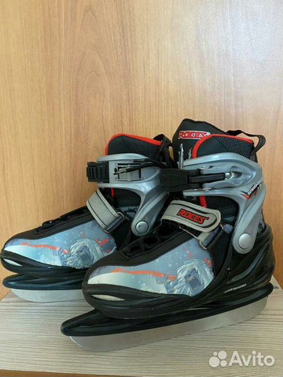 Коньки детские раздвижные (34-37р)