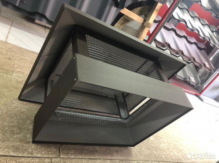 Колпак для трубы дымохода с сеткой