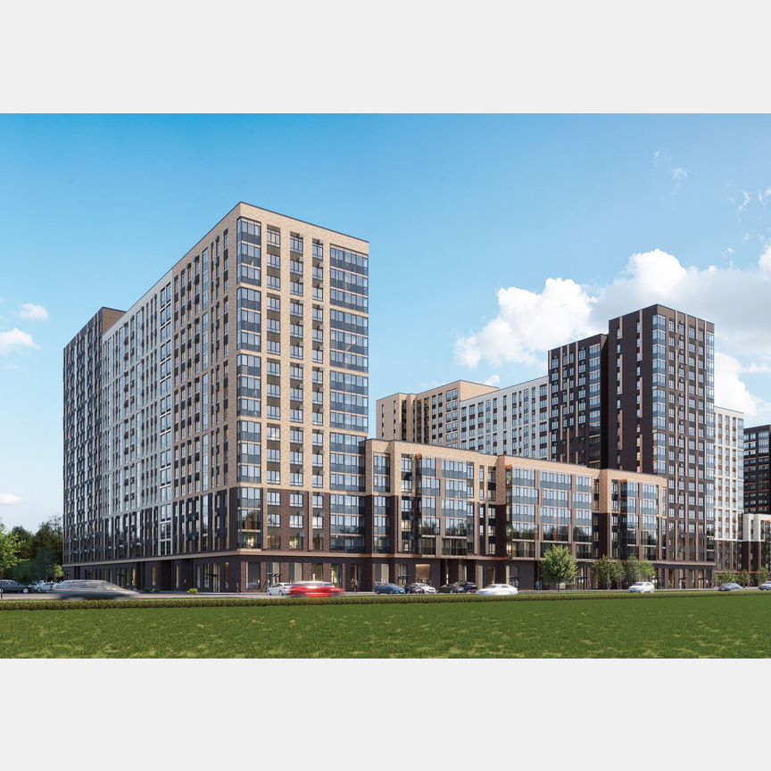 1-к. квартира, 32,2 м², 3/16 эт.