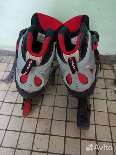 Роликовые коньки(размер регулир) 36-41р