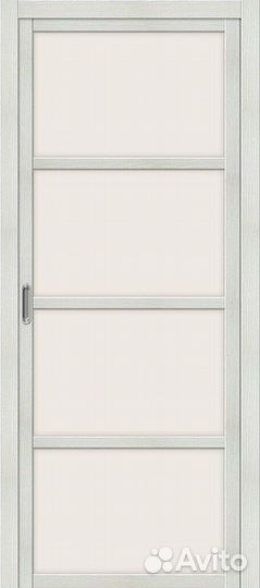 Дверь межкомнатная стеклянная вставка