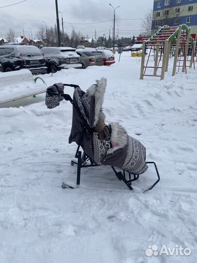 Коляска санки