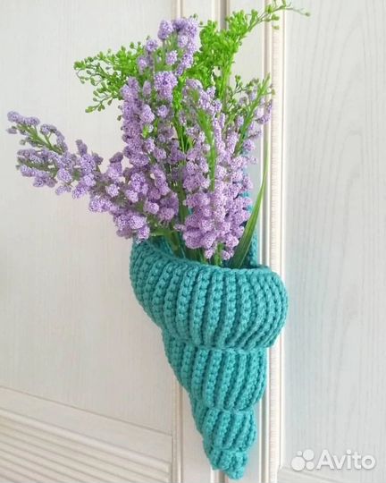 Корзинки интерьерные ракушки