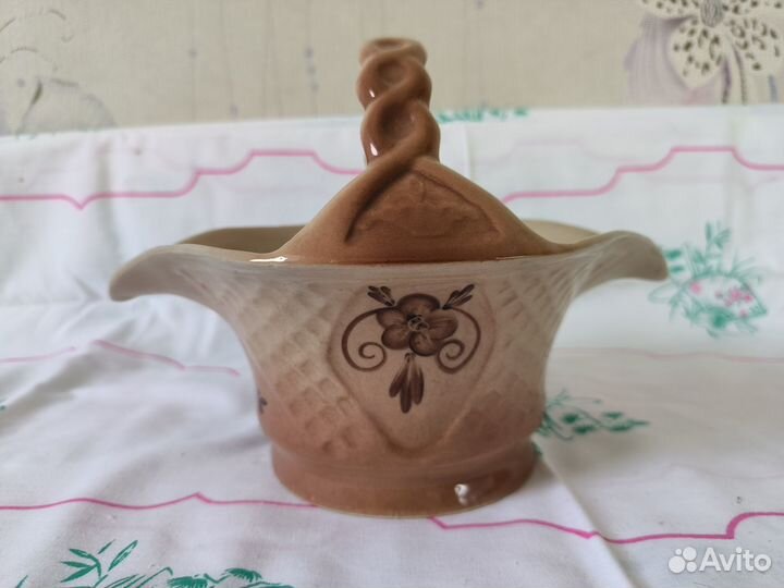 Конфетница корзинка СССР