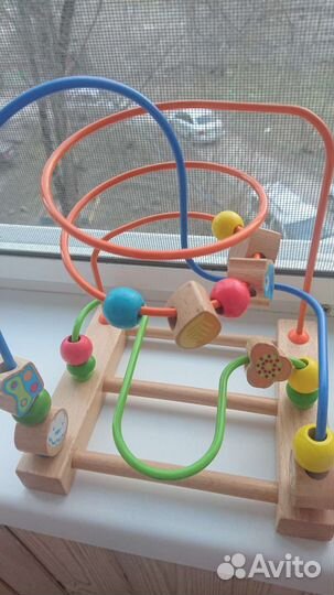 Лабиринт деревянные развивающие игрушки