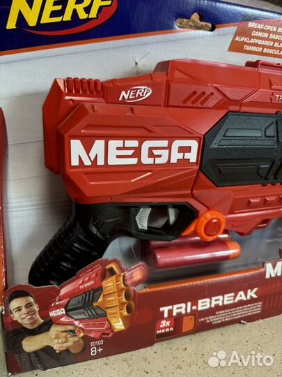 Новый Nerf N-Strike mega Tri-Break