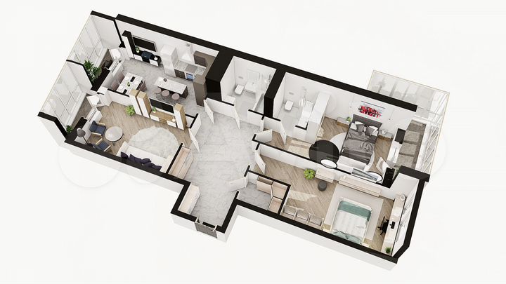 4-к. квартира, 106,5 м², 20/21 эт.