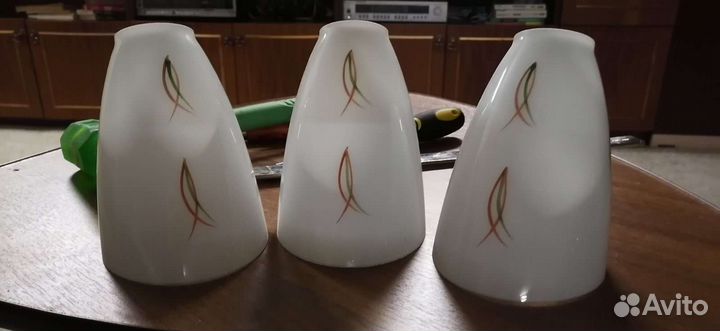 Плафоны для люстры СССР стеклянные