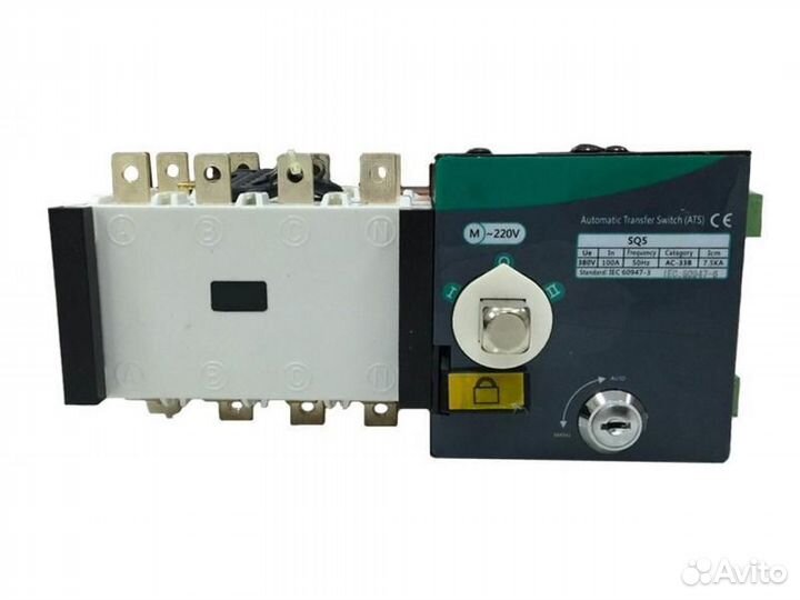SQ5-250 4P Реверсивный рубильник с мотор приводом