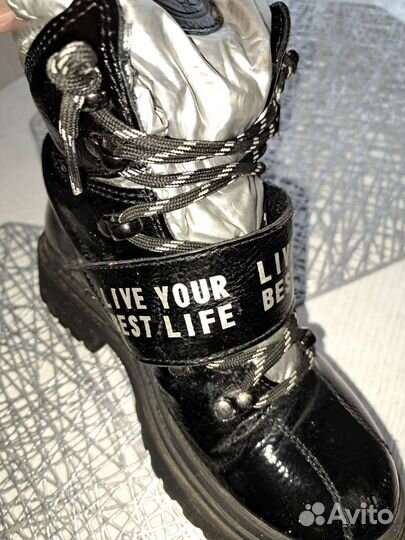 Ботинки демисезонные для девочки 34