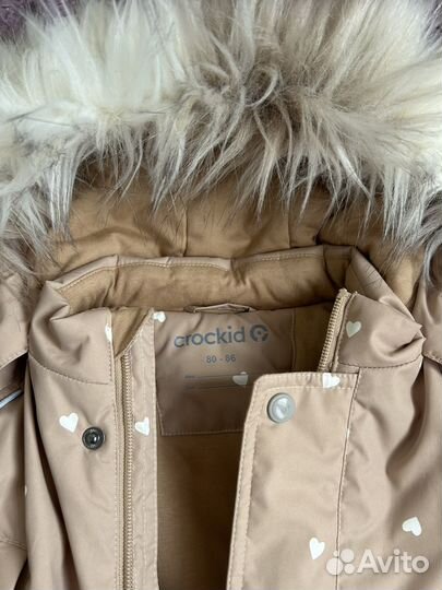 Комбинезон Crockid зимний 80-86