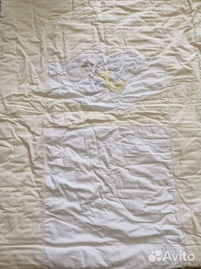 Детская кровать,бортики, одеяло,болдахин,подушка