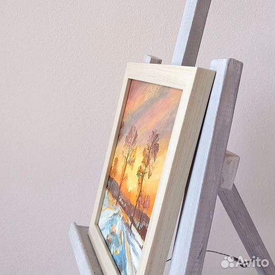 Интерьерная картина на холсте «Восход весной»