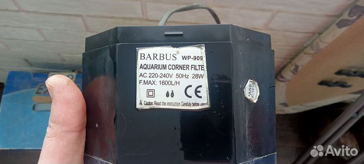 Фильтр для аквариума Barbus