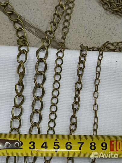Цепи бронза.латунь.старинные