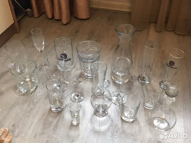 Бокалы,стаканы,фужеры,рюмки и другое