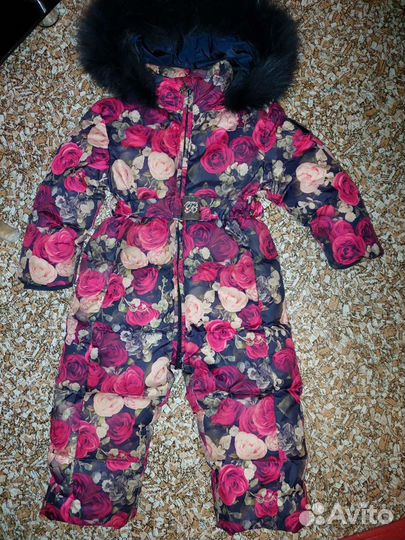 Зимний комбинезон для девочки