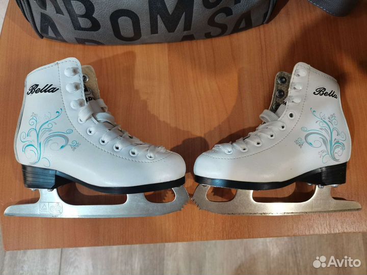 Коньки фигурные на девочку 28 р-р