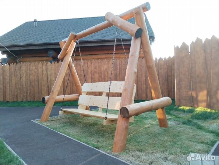 Садовые качели под ключ